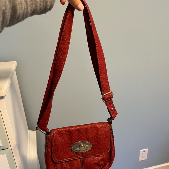 Red Nine West Crossbody Bag - Picture 4 of 9